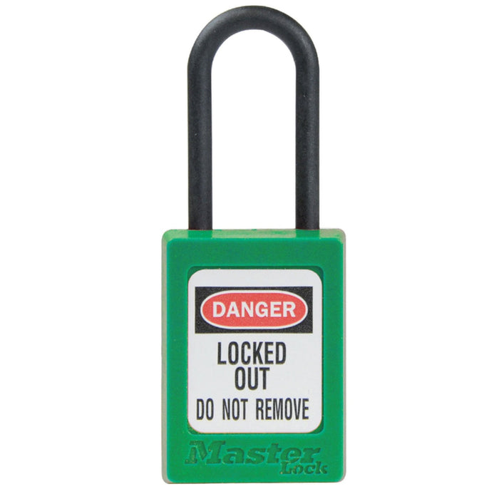 Master Lock S32 Dielectric Zenex™ Thermoplastic Safety Padlock 1-3/8in (35mm) Wide, Non-Key Retaining