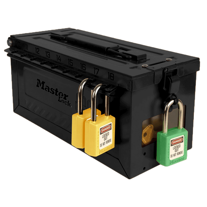 Master Lock S600 Portable Group Lockout Box with Key Window