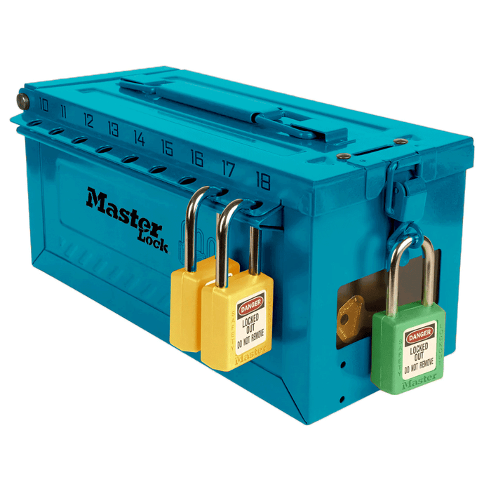 Master Lock S600 Portable Group Lockout Box with Key Window