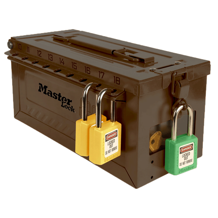 Master Lock S600 Portable Group Lockout Box with Key Window