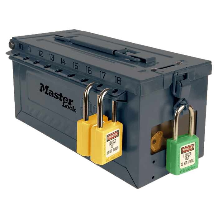 Master Lock S600 Portable Group Lockout Box with Key Window