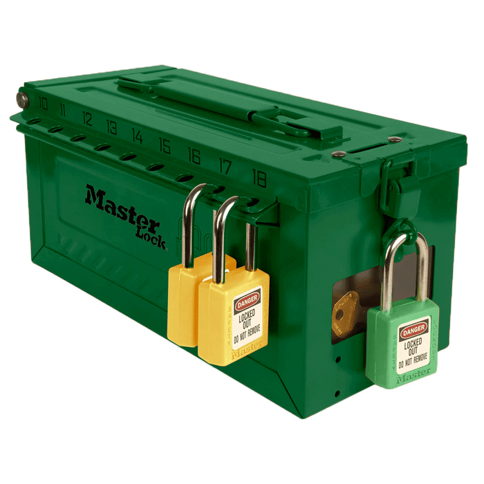 Master Lock S600 Portable Group Lockout Box with Key Window