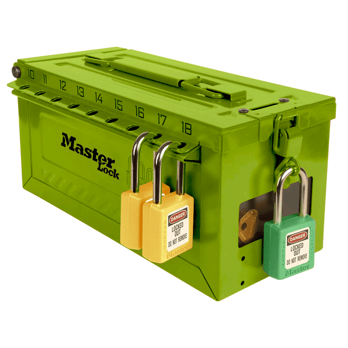 Master Lock S600 Portable Group Lockout Box with Key Window