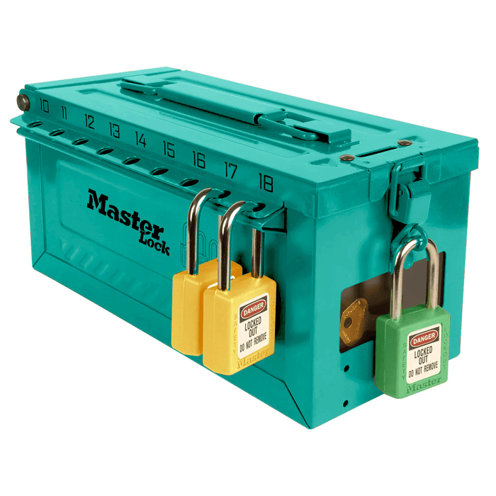 Master Lock S600 Portable Group Lockout Box with Key Window