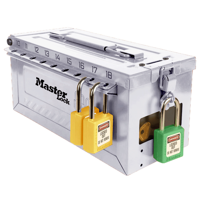 Master Lock S600 Portable Group Lockout Box with Key Window