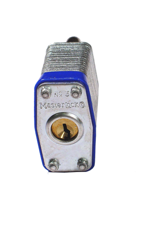 Master Lock 3 Laminated Steel Padlock 1-9/16in (40mm) Wide-Keyed-Master Lock-MasterLocks.com