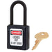 Master Lock 406 Dielectric Zenex™ Thermoplastic Safety Padlock, 1-1/2in (38mm) Wide with 1-1/2in (38mm) Tall Nylon Shackle-Keyed-Master Lock-Black-Keyed Alike-406KABLK-MasterLocks.com