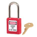 Master Lock 410 Zenex™ Thermoplastic Safety Padlock, 1-1/2in (38mm) Wide with 1-1/2in (38mm) Tall Shackle-Keyed-Master Lock-MasterLocks.com