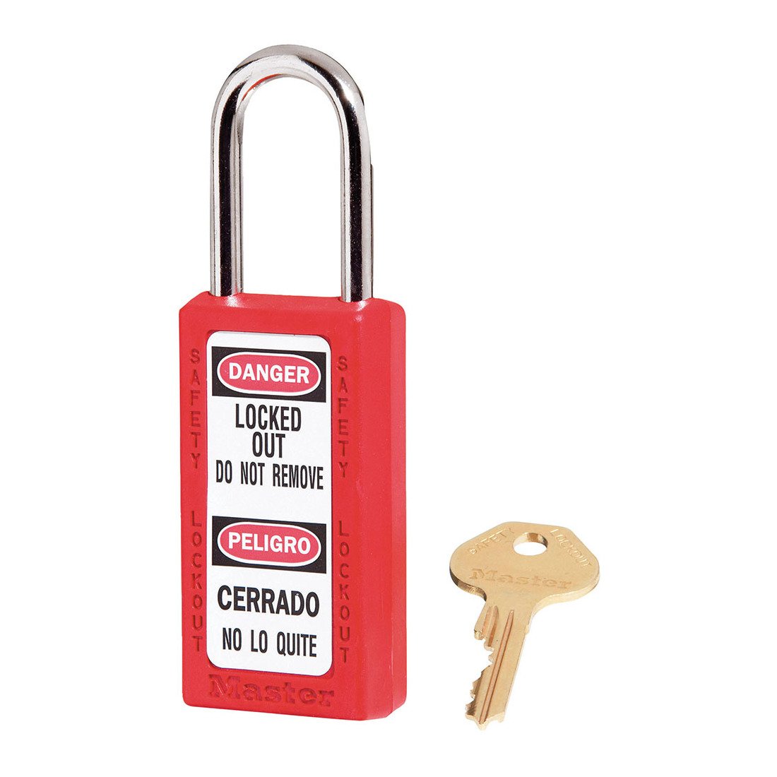 【国産】 411 No. Model Zenex™ 1-1/2in Padlock, Safety Thermoplastic ウォーゲーム