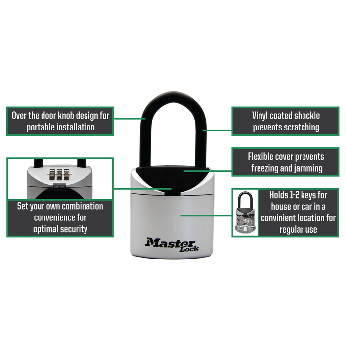 Master Lock 5440EC Bluetooth® Portable Lock Box for Business Applicati —