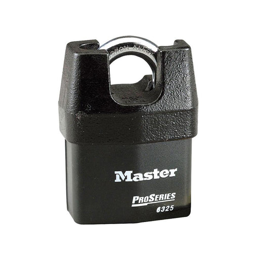 Master Lock 6325 ProSeries® Shrouded Laminated Steel Rekeyable Padlock 2-3/8in (60mm) Wide-Keyed-Master Lock-6325KA-Keyed Alike-AmericanLocks.com