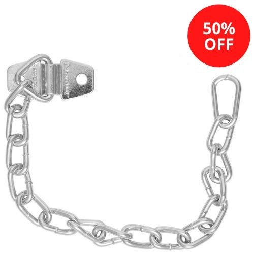Master Lock 71CH 9in (22.9cm) Long Zinc Plated Steel Chain with Holder