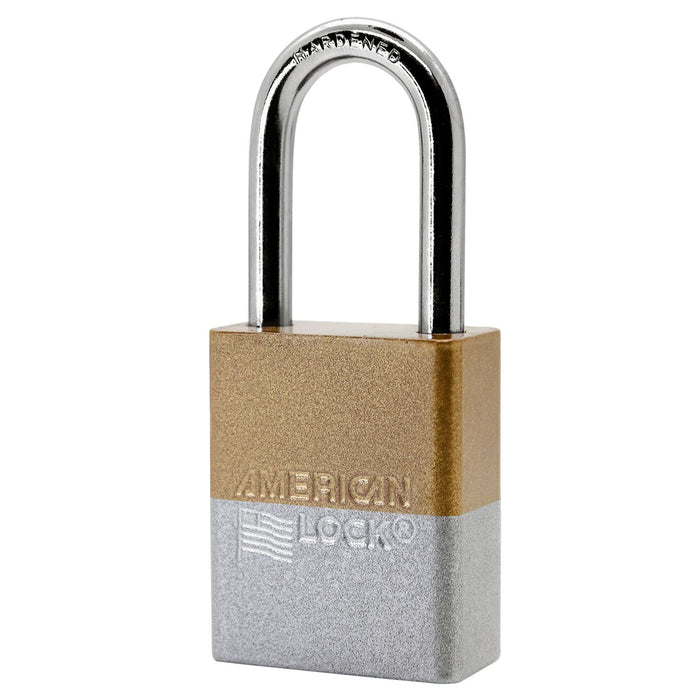American Lock A1106PC Powder Coated Dual Colored Aluminum Padlock