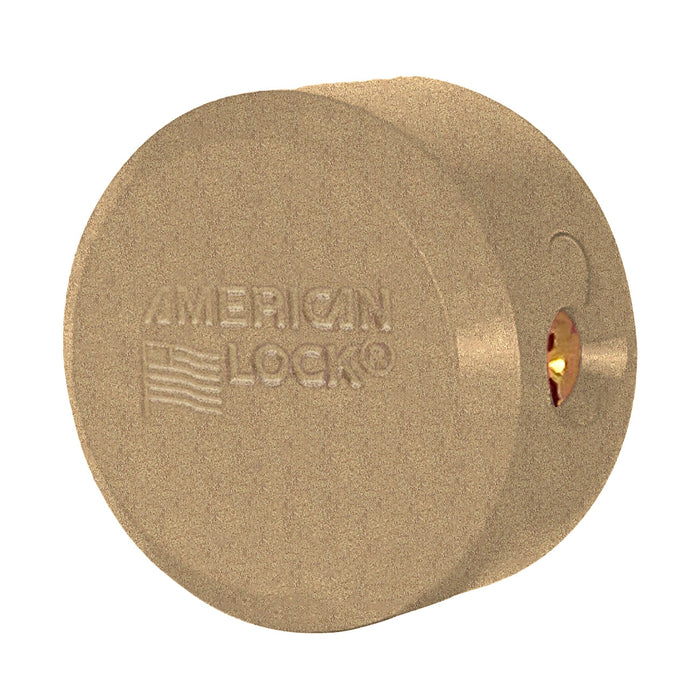 American Lock A2010 Solid Steel Rekeyable 6-Flat Back Hidden Shackle Padlock 2-7/8in (73mm) Wide