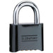Master Lock 178D Set Your Own Resettable Combination Solid Body Padlock; Black 2in (51mm) Wide-Combination-Master Lock-178D-AmericanLocks.com