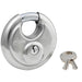 Master Lock 40DPF Stainless Steel Discus Padlock with Shrouded Shackle 2-3/4in (70mm) Wide-Keyed-Master Lock-40DPF-AmericanLocks.com
