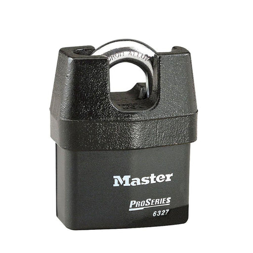 Master Lock 6327 ProSeries® Shrouded Laminated Steel Rekeyable Padlock 2-5/8in (67mm) Wide-Keyed-Master Lock-6327-Keyed Different-AmericanLocks.com