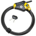 Master Lock 8413DPF 6ft (1.8m) Long x Diameter Python™ Adjustable Locking Cable; and Black 3/8in (10mm) Wide-Keyed-Master Lock-8413DPF-AmericanLocks.com