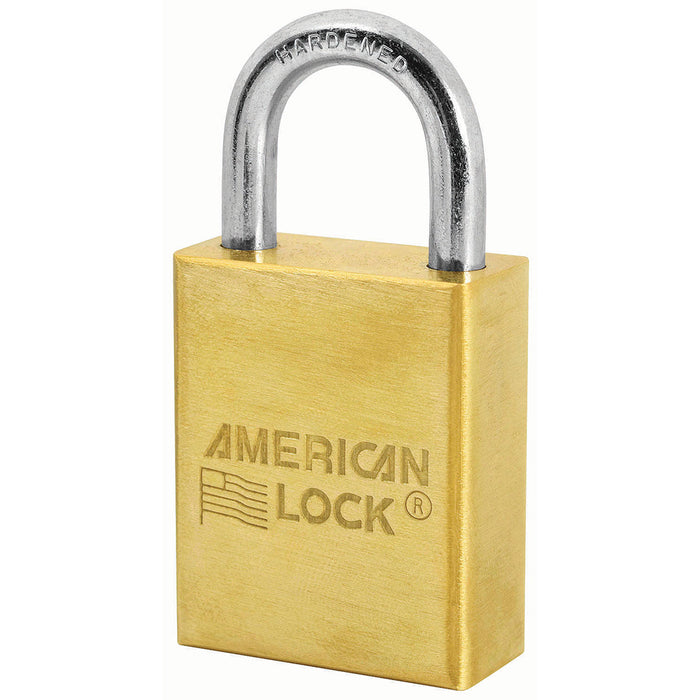 American Lock A40 Solid Brass Padlock 1-1/2in (38mm) wide 1in tall shackle-Master Lock-A40KA-Keyed Alike-AmericanLocks.com
