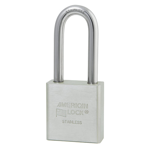 American Lock A5401 Solid Stainless Steel Padlock 1-3/4in (44mm) wide 2in tall shackle-Master Lock-A5401KA-Keyed Alike-AmericanLocks.com