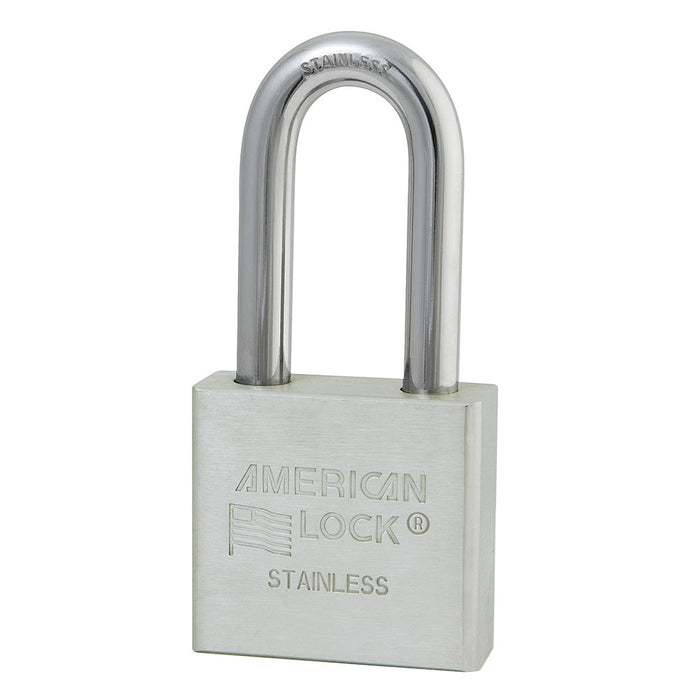 American Lock A5461 Solid Stainless Steel Padlock 2in (51mm) wide 2in tall shackle-Master Lock-A5461KA-Keyed Alike-AmericanLocks.com