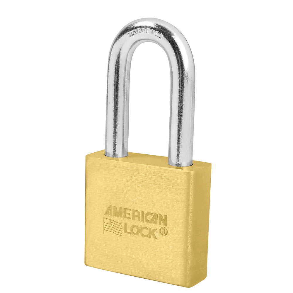 当季大流行 2in Padlock Brass Solid A5571 Lock American (51mm) 2in wide IndustrialHardware