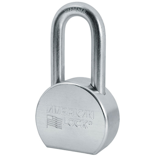 American Lock A703 Solid Steel (Zinc Plated) Padlock 2-1/2in (64mm) wide 2in tall shackle-Master Lock-A703KA-Keyed Alike-AmericanLocks.com