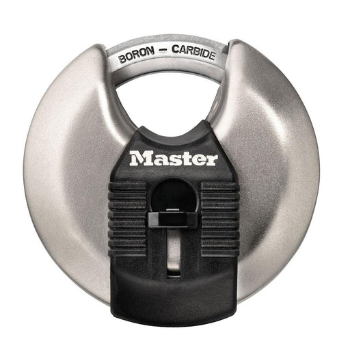 Master Lock M40 2-3/4in (70mm) Wide Magnum® Stainless Steel Discus Padlock with Shrouded Shackle-Master Lock-M40KA-AmericanLocks.com