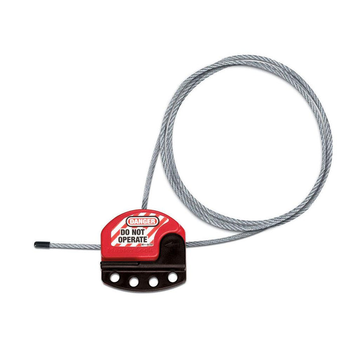 Master Lock S806 Adjustable Cable Lockout, 6ft (1.8m) Cable-AmericanLocks.com-S806-AmericanLocks.com