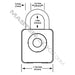 Master Lock 4400ENT Bluetooth® Indoor Padlock for Business Applications-Digital/Electronic-Master Lock-4400ENT-AmericanLocks.com