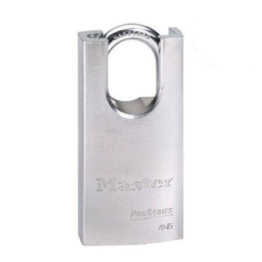 Master Lock 7045 ProSeries® Shrouded Solid Steel Rekeyable Padlock 1-3/4in (44mm) Wide-Keyed-Master Lock-7045KA-Keyed Alike-AmericanLocks.com